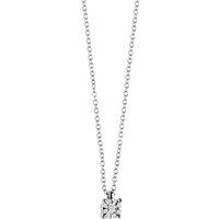Halskette Comete Dame Punto Luce in Weißgold Diamante GLB925 - GLB925